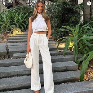 NWT ZARA FULL LENGTH PANTS